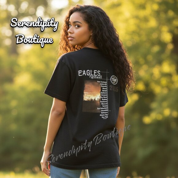 Eagles Rock Band 2005 Farewell Concert Tour 100% Cotton T Shirt - Picture 4 of 13